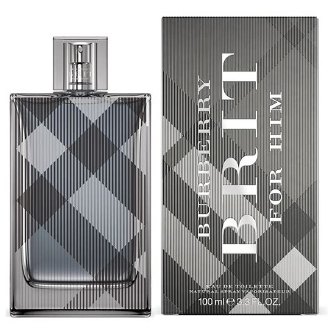 burberry brit men edt spray 100 ml|burberry brit for him men's.